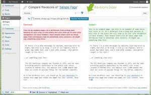 WordPress 3.6 Revisions Scrubber/Slider