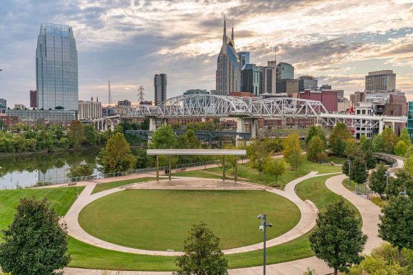 Nashville TN Park and Skyline