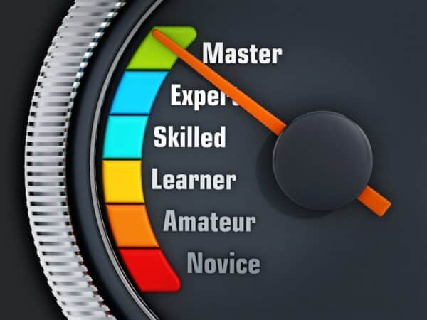 Expertise Authority Trustworthiness - Gauge going from Novice to Expert Master