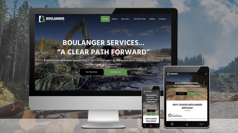 Boulanger Services Website Design and Build